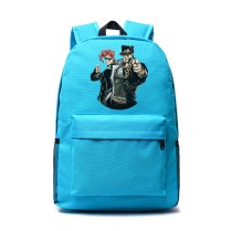 Рюкзак Джотаро и Какёин (JoJo’s Bizarre Adventure) голубой №4