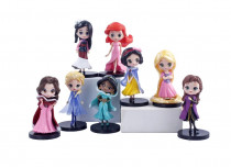 Набор мини-фигурок Принцессы Диснея с подставками 8 шт