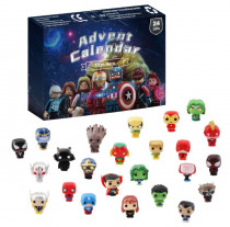 Новогодний адвент-календарь с фигурками супер героев марвел