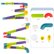 Трек для ванной "Утиные горки" на присосках (62 деталей)