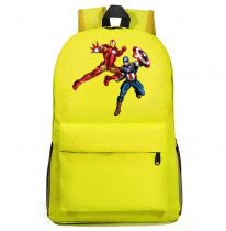 Рюкзак Железный человек и Капитан Америка (Avengers) желтый №7