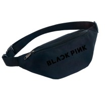 Поясная сумка Black Pink черная №4