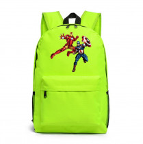 Рюкзак Железный человек и Капитан Америка (Avengers) зеленый №7