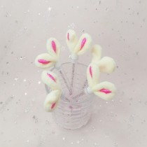 Набор щеточек для ресниц и бровей в колбе "мягкие ушки" 100шт