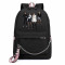 Рюкзак Black Pink черный с цепью №2
