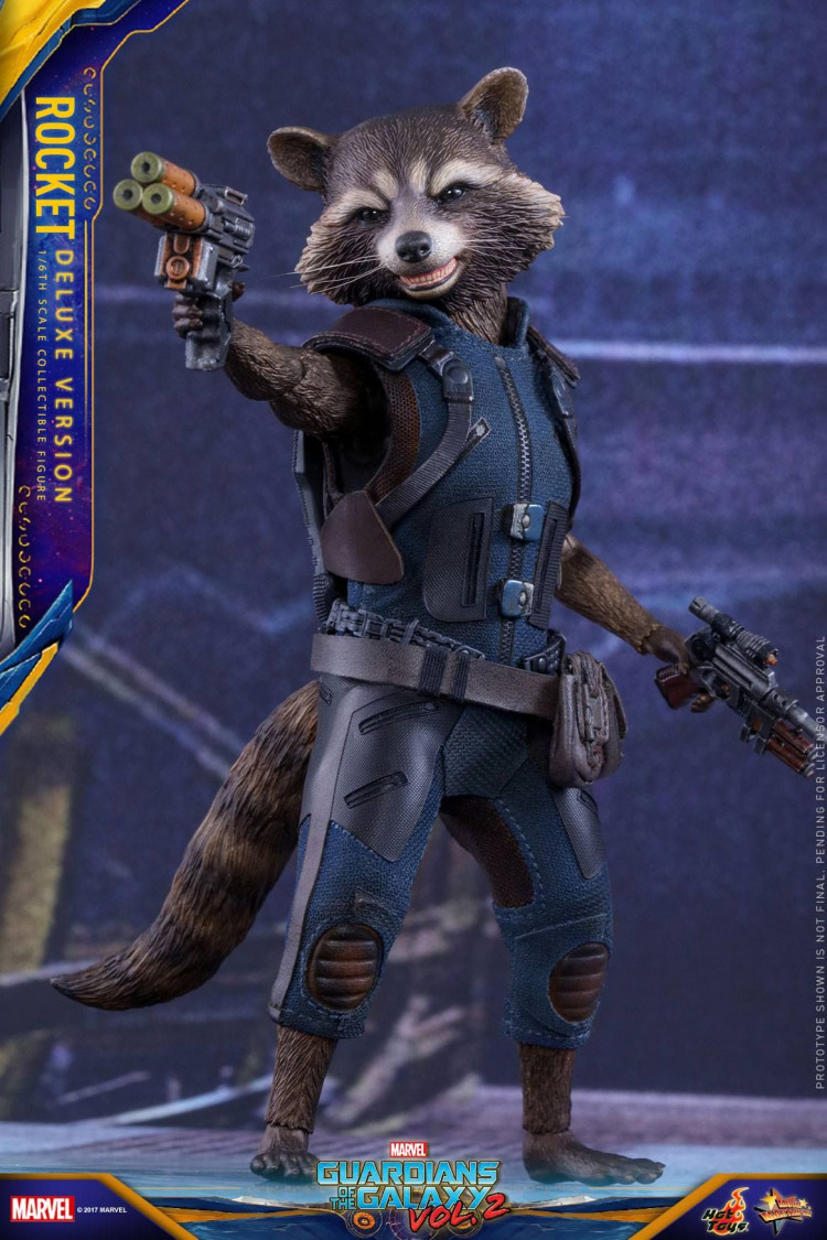 Купить фигурку Енота Ракеты от Hot Toys Guardians of the Galaxy Vol. 2 1/6  Rocket | Джей Той