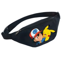 Поясная сумка Покемоны (Pokemon) черная №1