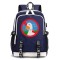 Рюкзак Знак гусь запрещён (Goose) синий с USB-портом №1