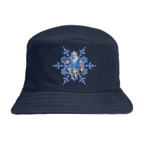 Панама Холодное сердце (Frozen) синяя №1