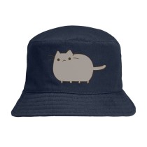 Панама Котик Пушин на скутере синяя №2