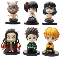 Набор из 6 фигурок "Клинок рассекающий Демонов"