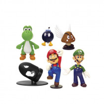 Набор мини-фигурок Супер Марио Super Mario (8в1)