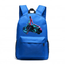 Рюкзак Киберпанк (Cyberpunk 2077) синий №5