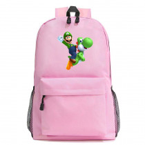 Рюкзак Луиджи и Йоши (Mario) розовый №3