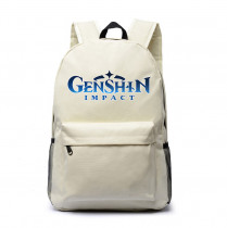 Рюкзак Геншин Импакт (Genshin Impact) белый №1