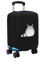 Чехол на чемодан L - Тоторо (Totoro) черный №2