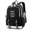 Рюкзак Битлджус (Beetlejuice) черный с USB-портом №2