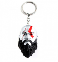 Брелок мини-голова Кратоса - Kratos head God of war (6,5 см.)