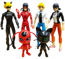 Набор фигурок Леди Баг и Супер Кот (6шт.)