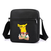 Сумка через плечо Эш и Пикачу (Pokemon) черная №2