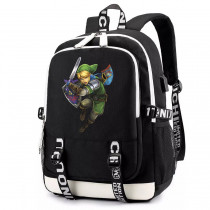 Рюкзак Зельда (Legend of Zelda) черный с USB-портом №5