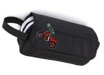 Пенал с мотоциклистом (Motocross) чёрный №1