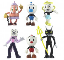 Набор из 6 фигурок Капхед - Cuphead