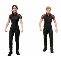 Набор Фигурок Голодные Игры Пит и Китнесс в тренировочных костюмах (2в1) (18см)