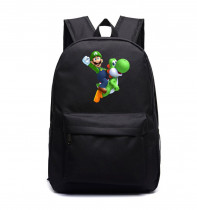 Рюкзак Луиджи и Йоши (Mario) черный №3