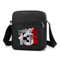 Сумка через плечо с логотипом Пятница 13 (Friday The 13th) черная №2