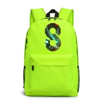 Рюкзак логотип Кайдзю №8 (Kaiju 8) зеленый №3