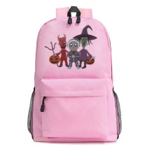 Рюкзак Шито, Крыто и Корыто (The Nightmare Before Christmas) розовый №3