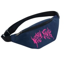 Поясная сумка Black Pink синяя №6
