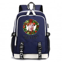 Рюкзак Один дома (Home Alone) синий с USB-портом №2