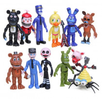 Набор фигурок аниматроники ФНАФ - mini FNAF (Five night at Freddy`s) (12 шт.)