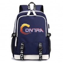 Рюкзак Контра (Contra) синий с USB-портом №1
