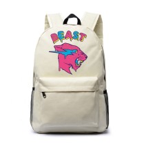 Рюкзак Мистер Бист (MrBeast) белый №1