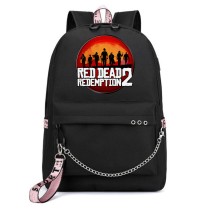 Рюкзак герои Dead Redemption черный с цепью №3