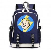 Рюкзак Фоллаут (Fallout) синий с USB-портом №3