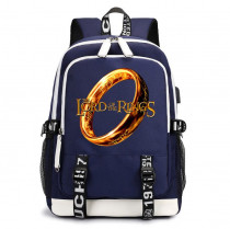 Рюкзак Властелин колец (Lord of the Rings) синий с USB-портом №2