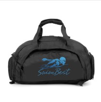 Сумка-рюкзак Плавание (Swimming) черная №1