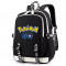 Рюкзак с логотипом Покемон (Pokemon) черный с USB-портом №1