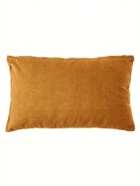 Наволочка оранжево-карамельного цвета 30x50см