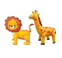 Набор воздушных шаров - Лев и Жираф