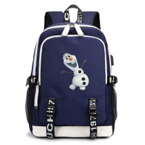 Рюкзак Олаф (Frozen) синий с USB-портом №1