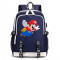 Рюкзак Марио (Mario) синий с USB-портом №4