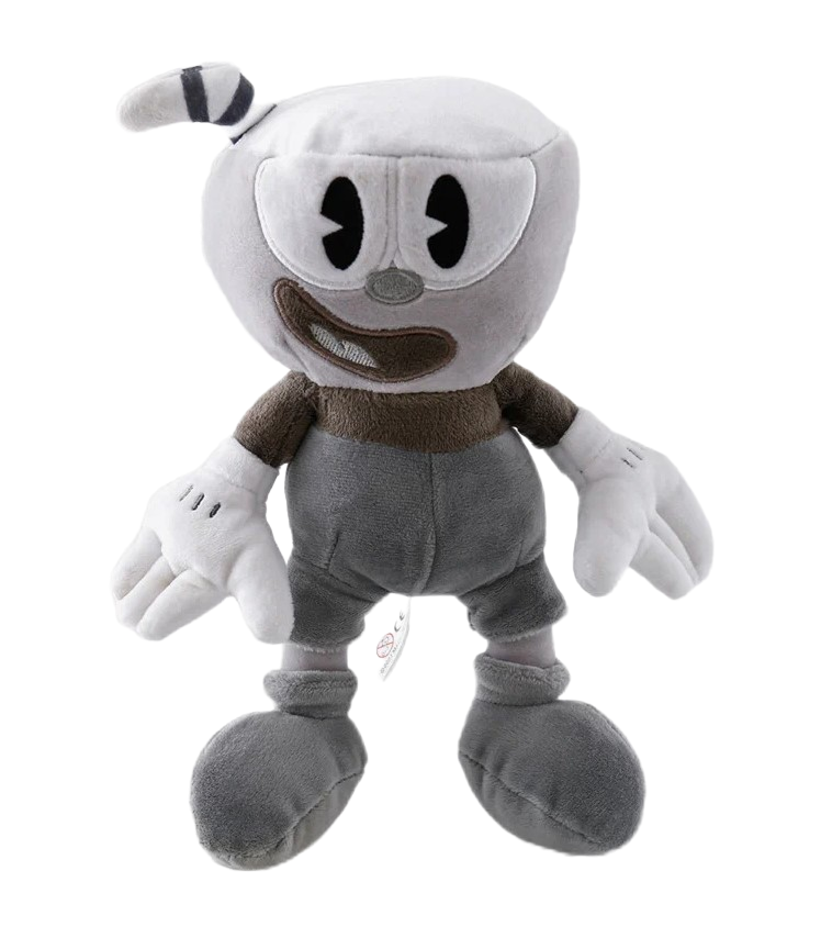 Мягкая игрушка черно-белый Капхед - BW Cuphead купить в интернет ...