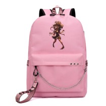 Рюкзак Синесса (Дроны-Убийцы) розовый с цепью №3