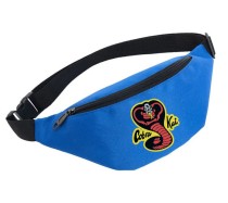 Поясная сумка Каратэ пацан (Karate Kid) голубая №1