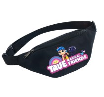 Поясная сумка Тру и Радужное королевство черная №1